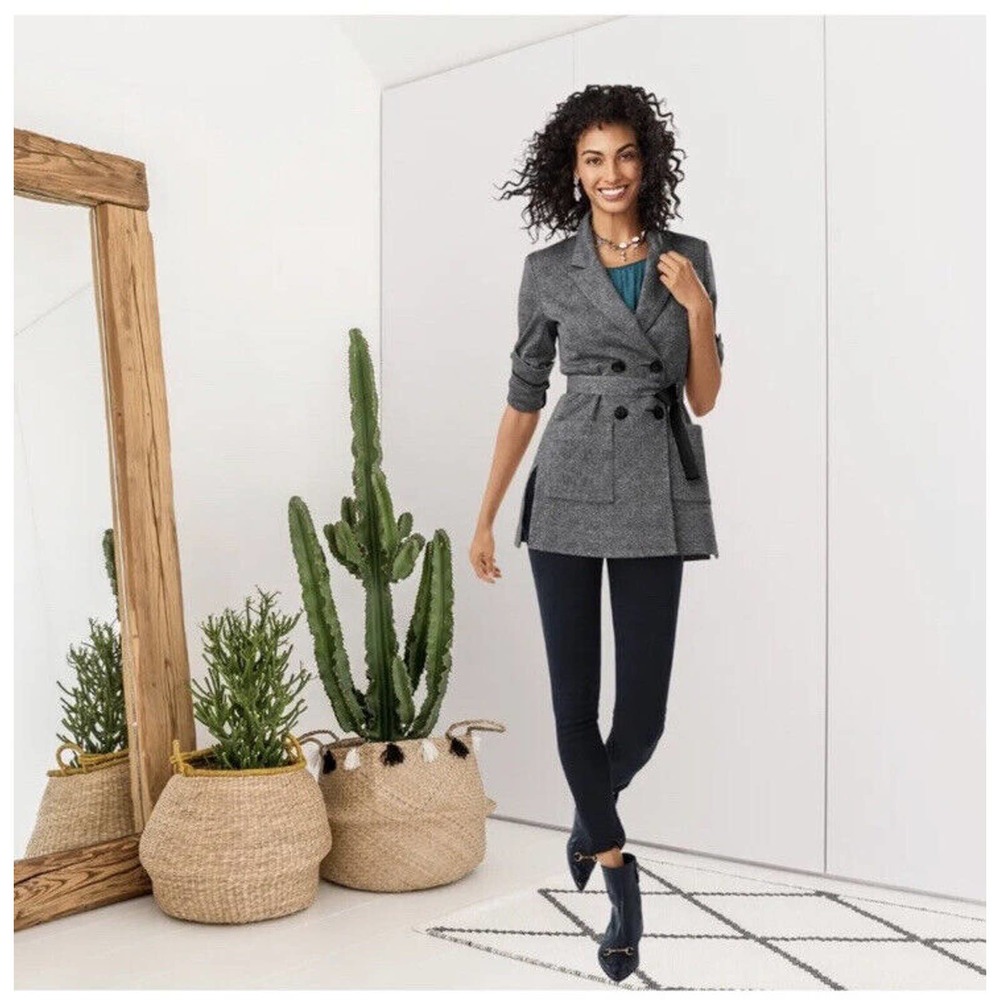 CAbi Cinch Skinny Black Denim Jeans 3748 10